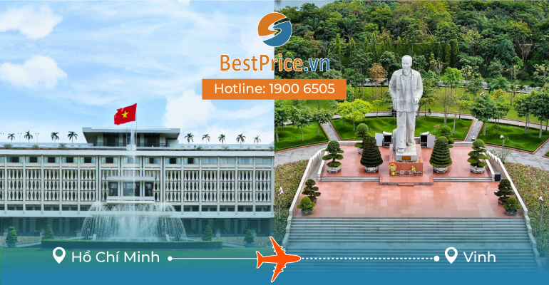 Vé máy bay giá rẻ từ Hồ Chí Minh đến Vinh