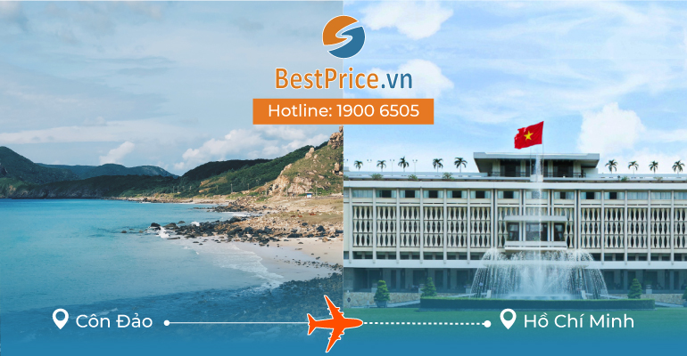 Vé máy bay giá rẻ từ Côn Đảo tới Sài Gòn
