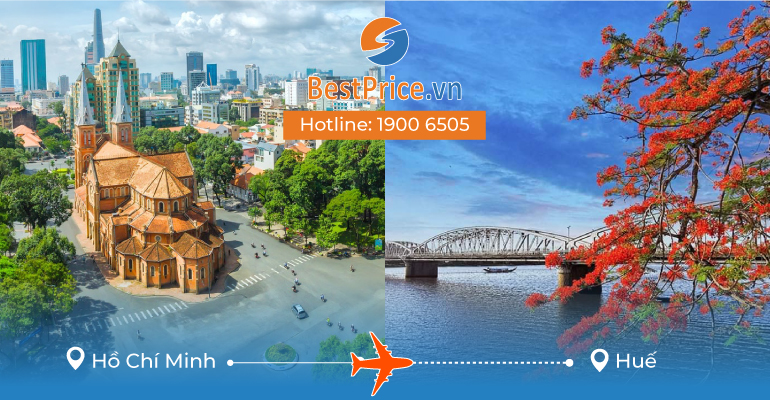 Vé máy bay giá rẻ từ Sài Gòn đi Huế