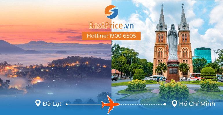 Vé máy bay giá rẻ từ Đà Lạt – Hồ Chí Minh