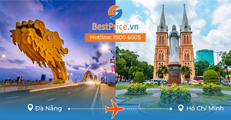 Vé máy bay giá rẻ từ Đà Nẵng đến Hồ Chí Minh