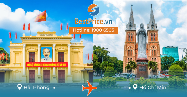 Vé máy bay giá rẻ từ Hải Phòng đi Sài Gòn
