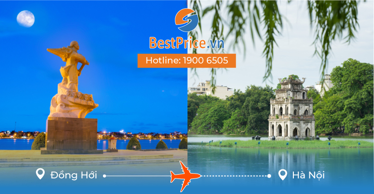 Vé máy bay giá rẻ từ Đồng Hới - Hà Nội