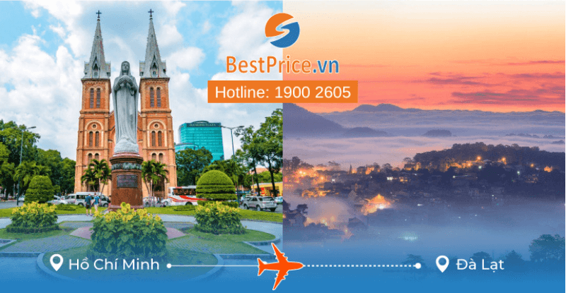 Đặt vé máy bay Hồ Chí Minh đi Đà Lạt