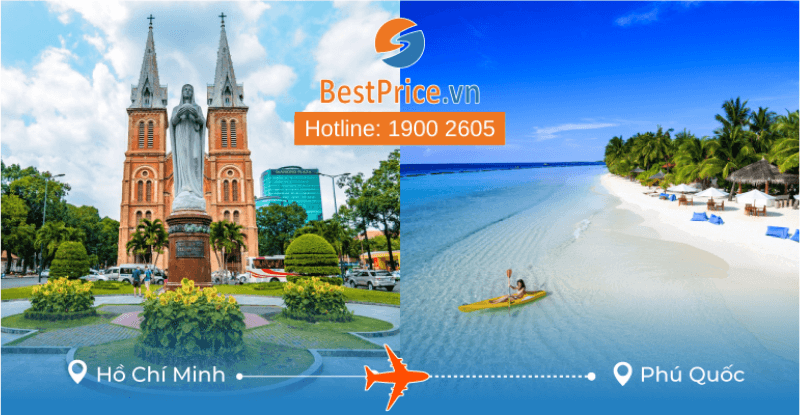 Đặt vé máy bay Sài Gòn (TP.HCM) đi Phú Quốc tại BestPrice