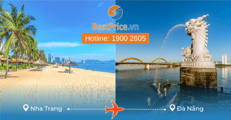 Đặt vé máy bay Nha Trang đi Đà Nẵng