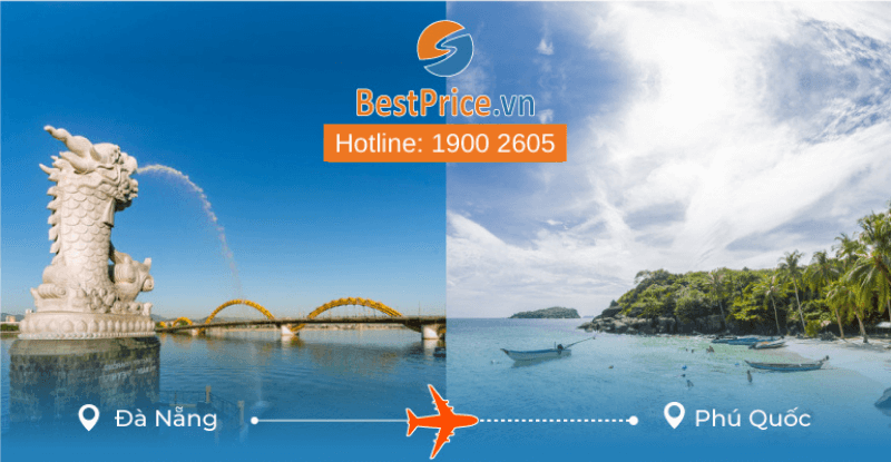 Đặt vé máy bay giá rẻ từ Đà Nẵng đến Phú Quốc