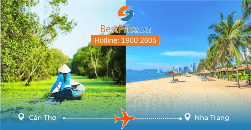 Đặt vé máy bay từ Cần Thơ đi Nha Trang