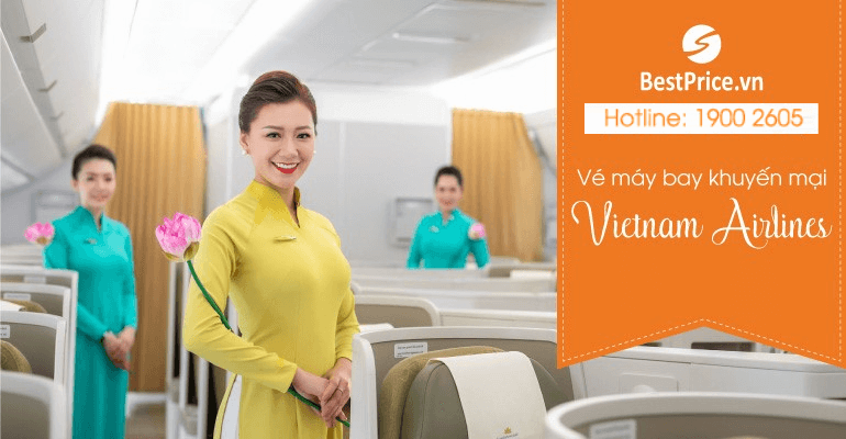 Vé máy bay Vietnam Airlines khuyến mại