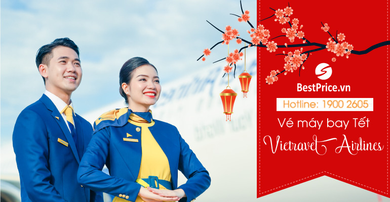 Vé máy bay Tết Vietravel Airlines
