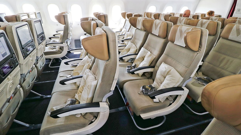 Economy Class của Etihad Airways