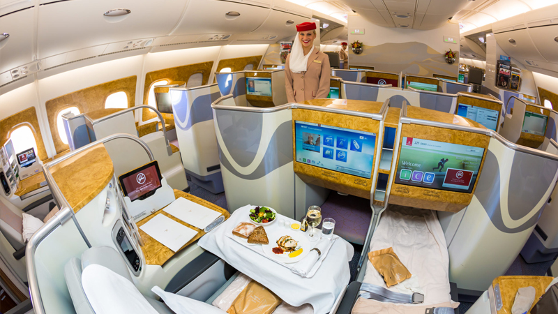 Hạng Thương gia của vé máy bay Emirates Airline