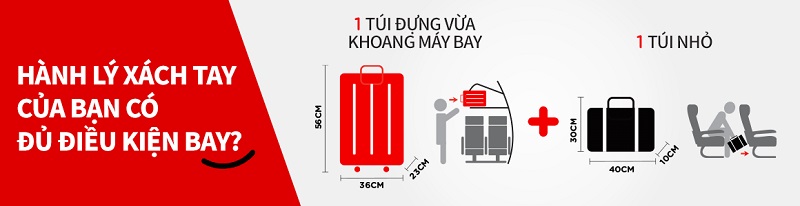 Quy định hành lý xách tay của AirAsia