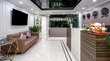 Khu vực lễ tân khách sạn 3T Hotel & Travel Hà Nội