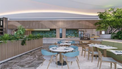 Nhà hàng Marché tầng 1 với món ăn truyền thống