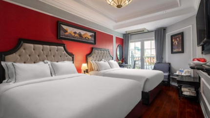 Phòng Deluxe Family tại Acoustic Hanoi Hotel 4 sao