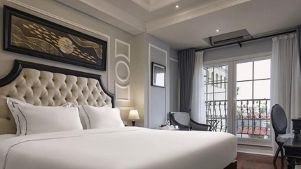 Phòng Premier Deluxe tại Acoustic Hanoi Hotel 4 sao