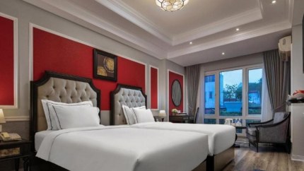 Phòng Senior Deluxe tại Acoustic Hotel Hanoi 4 sao