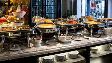 Quầy Buffet tại Acoustic Hanoi Hotel & Spa
