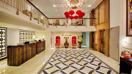 Kiến trúc sảnh lễ tân sang trọng, hiện đại