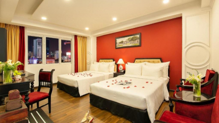Hạng phòng Family tại Adora Art Hotel Bến Thành
