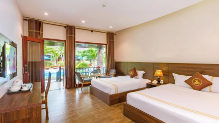 Phòng Family Bungalow Pool View Tại Ahaveda Resort Phú Quốc