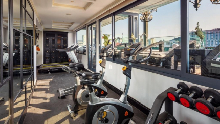 Phòng Gym tại khách sạn AIRA Boutique Hanoi Hotel & Spa 4 sao