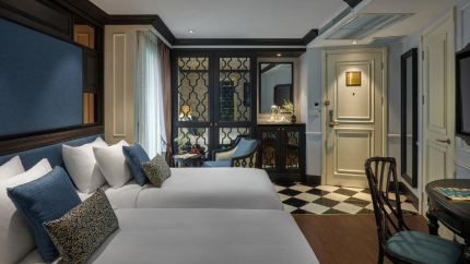 Phòng Balcony Deluxe tại AIRA Boutique Hotel & Spa Hanoi Hotel 4 sao