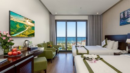 Phòng được bày trí bắt mắt