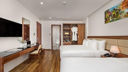 Không gian phòng rộng rãi