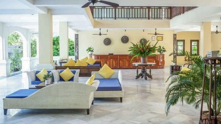 Sảnh chờ rộng rãi và thoáng mát