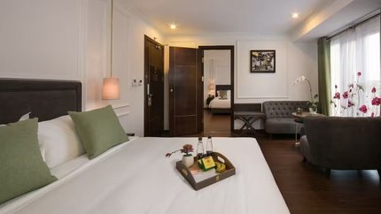 Phòng được bài trí tối giản