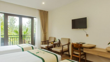 Triple Garden view room