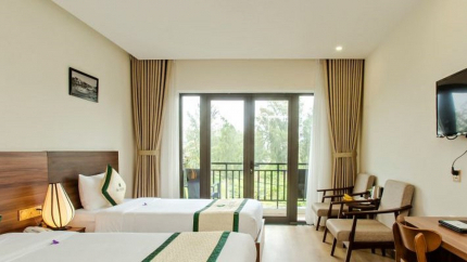 Triple Garden view room