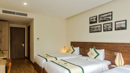 Triple Garden view room