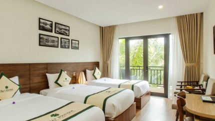 Triple Garden view room