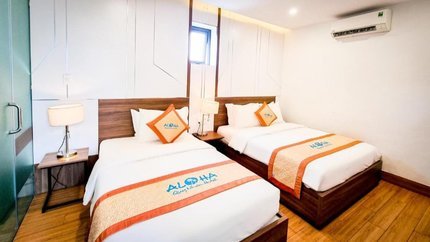 Họa tiết trong phòng được thiết kế bắt mắt