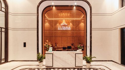 Khu vực lễ tân khách sạn