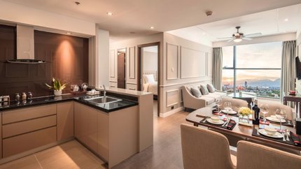 Không gian phòng rộng rãi