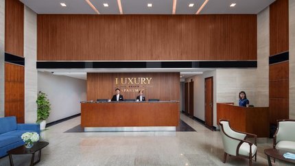 Khu vực lễ tân khách sạn