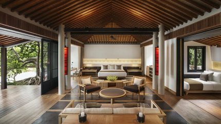 Không gian rộng lớn của Ocean Pool Family Villa