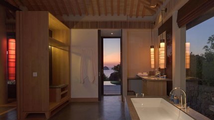 Không gian trong phòng One Bedroom Wellness Pool Villa