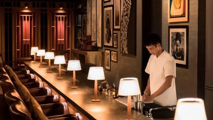 Quầy bar tại khu nghỉ dưỡng