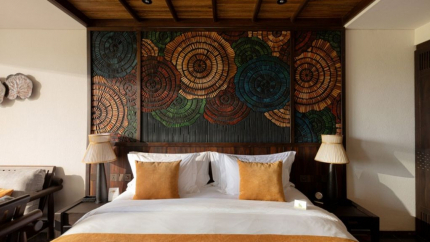 Phòng nghỉ được thiết kế trang nhã