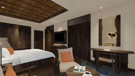 Phòng được bài trí trang nhã