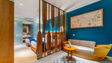 Phòng Deluxe Village Triple