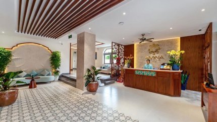 Quầy lễ tân khách sạn Amina Lantana Hoi An Hotel & Spa
