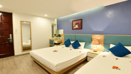 Phòng Family Triple Tại Amorita Boutique Hotel