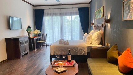 Không gian phòng vô cùng rộng rãi