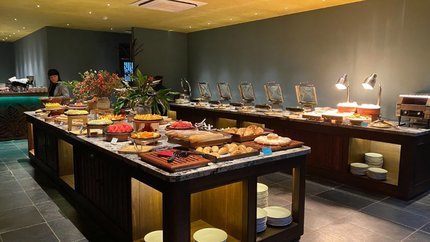 Quầy phục vụ buffet sáng